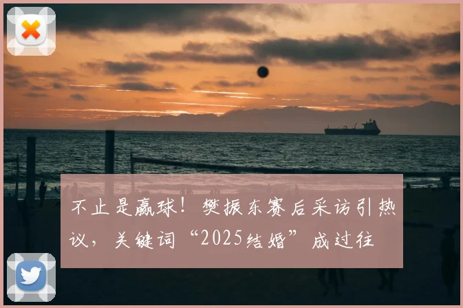 不止是赢球！樊振东赛后采访引热议，关键词“2025结婚”成过往